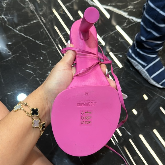 Jacquemus pink heels LES CARRES RONDS - Picture 2 of 3